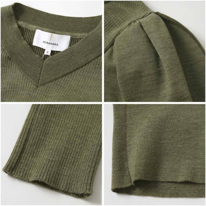 人気在庫 ♡アキラナカ♡Round sleeves knit pullover♡ 1HeGh